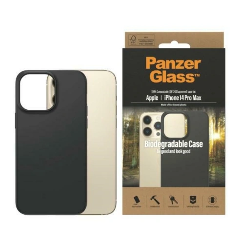 Etui PanzerGlass Biodegradable Case Apple iPhone 14 Pro Max czarny/black 0420