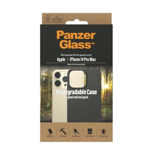 Etui PanzerGlass Biodegradable Case Apple iPhone 14 Pro Max czarny/black 0420