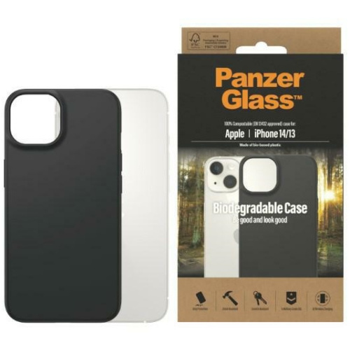 Hurtownia PanzerGlass - 5711724004179 - PZG19 - Etui PanzerGlass Biodegradable Case Apple iPhone 14/13 czarny/black 0417 - B2B homescreen