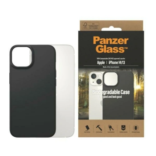 Hurtownia PanzerGlass - 5711724004179 - PZG19 - Etui PanzerGlass Biodegradable Case Apple iPhone 14/13 czarny/black 0417 - B2B homescreen