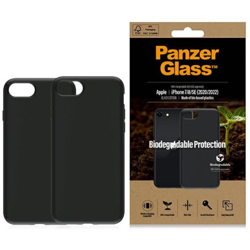 Hurtownia PanzerGlass - 5711724003462 - PZG20 - Etui PanzerGlass Biodegradable Case Apple iPhone SE 2022/SE 2020/8/7 czarny/black 0346 - B2B homescreen