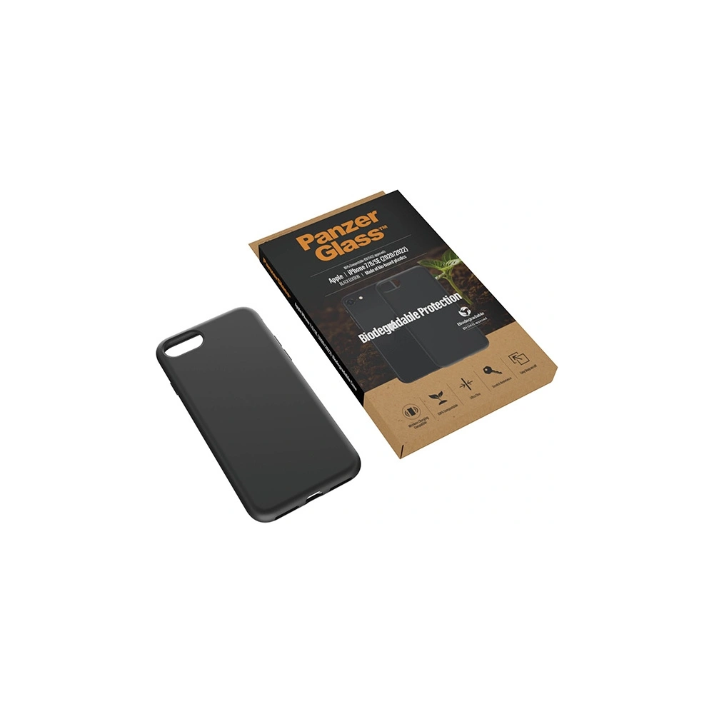 Hurtownia GSM - Etui PanzerGlass Biodegradabilní pouzdro Apple iPhone SE 2022/SE 2020/8/7 černé/black 0346 - PZG20 - {ean13} - Hurt