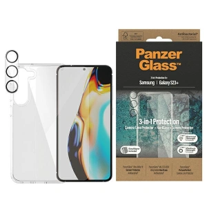 Hurtownia GSM - Zestaw PanzerGlass Bundle 3in1 Samsung Galaxy S23+ Plus Hardcase + Protecție ecran + Lentilă cameră 0434+7316 - PZG26 - {ean13} - Hurt