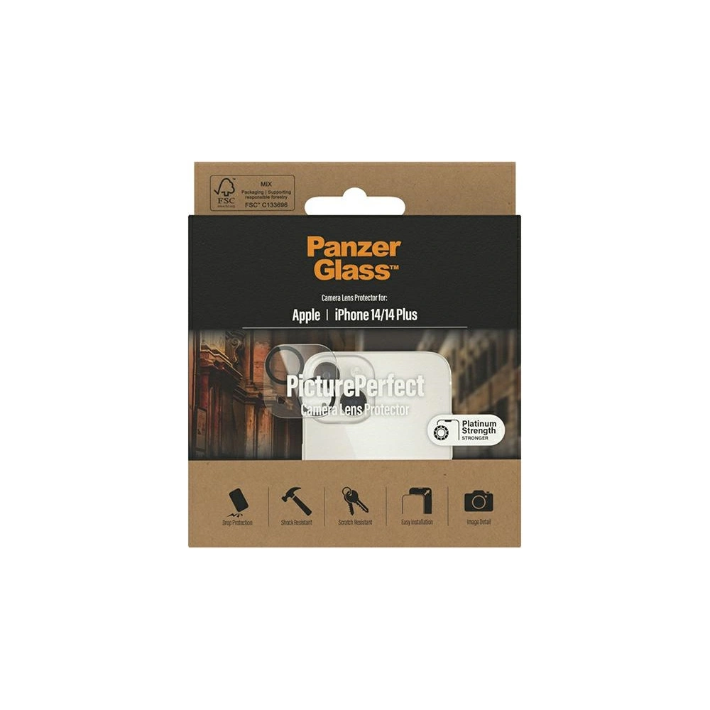Hurtownia GSM - Edzett üveg a PanzerGlass kameravédőhöz Apple iPhone 14/14 Plus Platinium Strength 0399 - PZG29 - {ean13} - Hurt