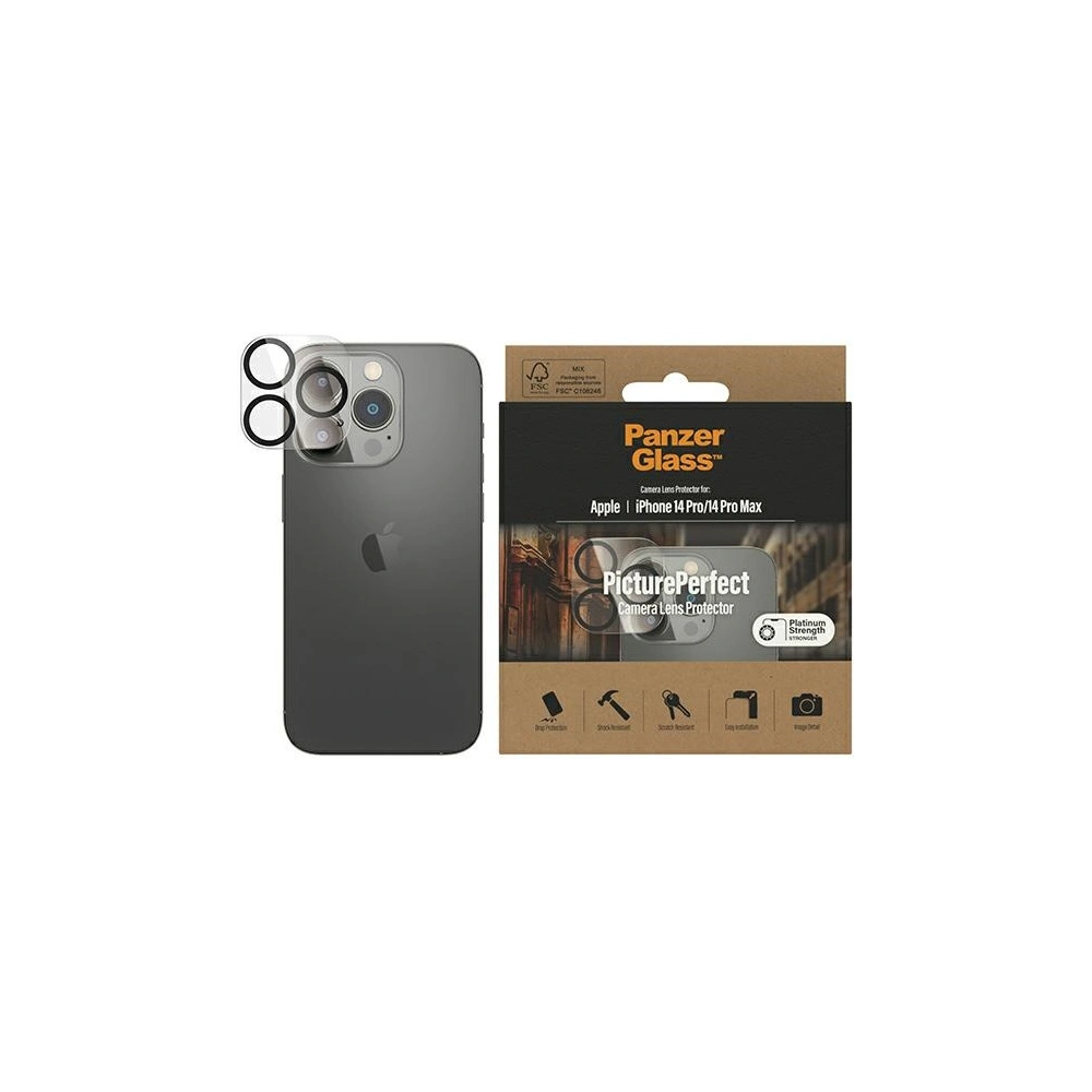 Wholesale PanzerGlass Camera Protector Apple iPhone 14 Pro/14 Pro Max Platinium Strength 0400 - PZG30 - {ean13} - Hurt