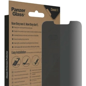 Szkło hartowane PanzerGlass Classic Fit Apple iPhone 14/13/13 Pro Privacy Screen Protection Antibacterial P2767