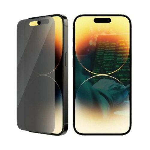 Szkło hartowane PanzerGlass Classic Fit Apple iPhone 14 Pro Privacy Screen Protection Antibacterial P2768