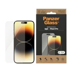 Hurtownia GSM - Sticlă securizată PanzerGlass Classic Fit Apple iPhone 14 Pro Protecție pentru Ecran Antibacteriană 2768 - PZG34 - {ean13} - Hurt