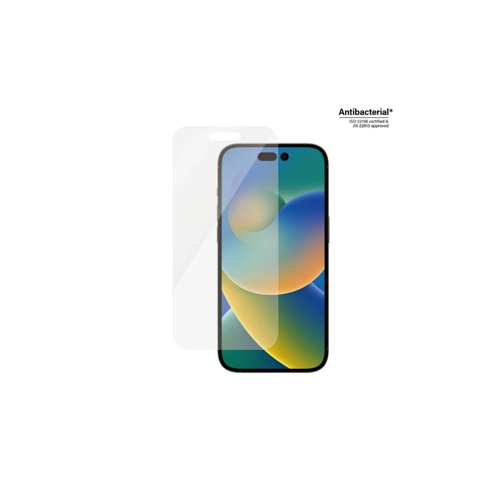 Hurtownia GSM - Gehärtetes Glas PanzerGlass Classic Fit Apple iPhone 14 Pro Bildschirm Schutz Antibakteriell 2768 - PZG34 - {ean13} - Hurt