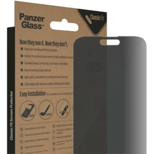 Szkło hartowane PanzerGlass Classic Fit Apple iPhone 14 Pro Max Privacy Screen Protection Antibacterial P2770