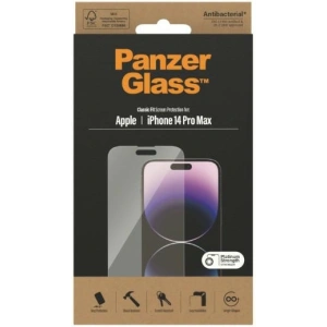 Szkło hartowane PanzerGlass Classic Fit Apple iPhone 14 Pro Max Screen Protection Antibacterial 2770