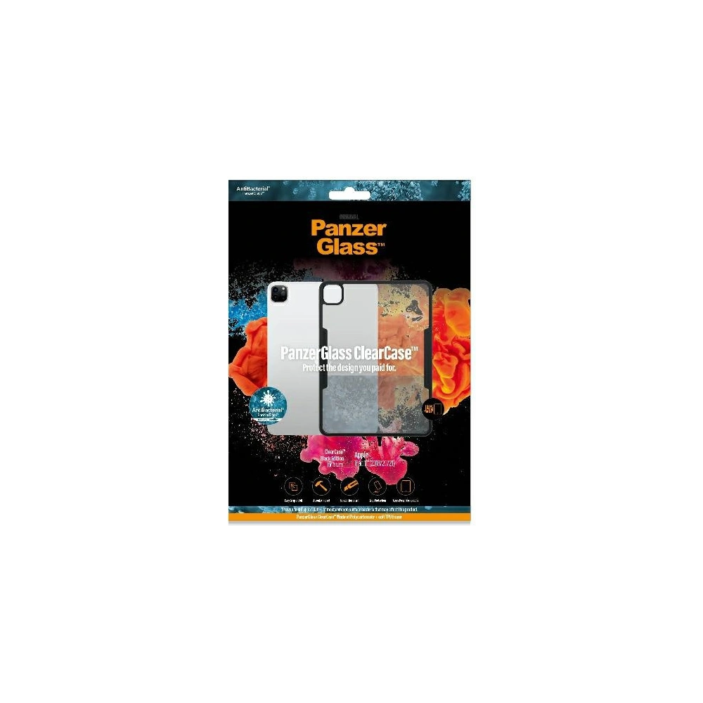 Hurtownia GSM - Etui PanzerGlass ClearCase Apple iPad Pro 11 2018/2020/2021 (1., 2. a 3. generace) antibakteriální černý/black - PZG41 - {ean13} - Hurt