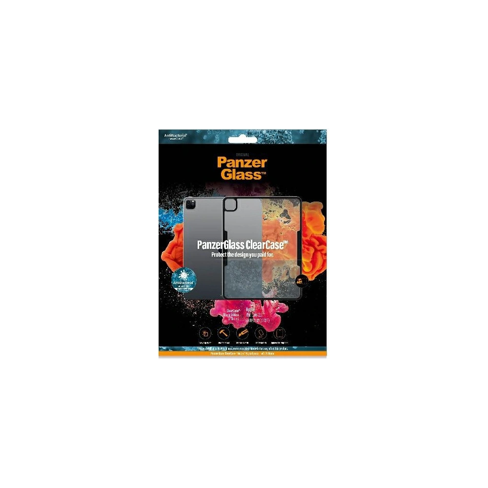 Hurtownia GSM - PanzerGlass Apple Case ClearCase iPad Pro 12.9 2018/2020/2021 (3., 4. und 5. Generation) anttibakteriell schwarz/schwarz - PZG42 - {ean13} - Hurt
