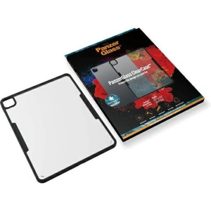 Hurtownia GSM - Etui PanzerGlass ClearCase Apple iPad Pro 12.9 2018/2020/2021 (3., 4. és 5. generáció) antibakteriális fekete/black - PZG42 - {ean13} - Hurt