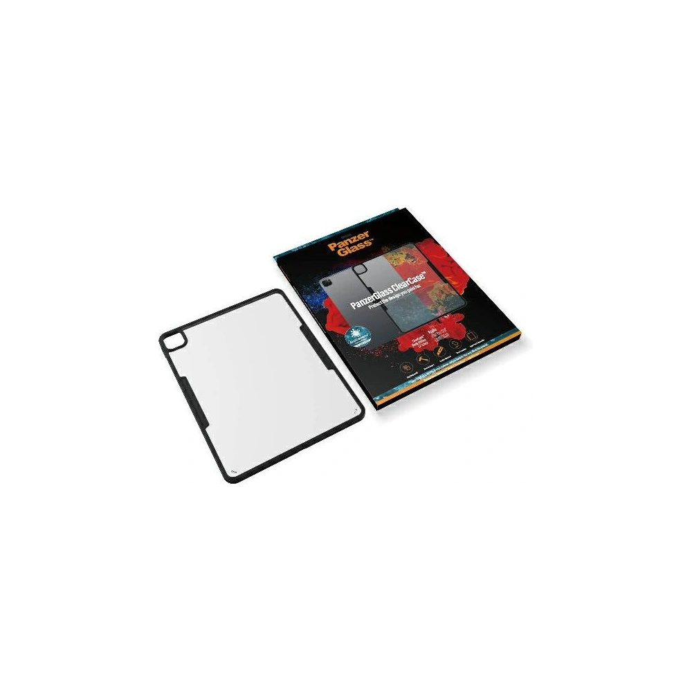 Hurtownia GSM - Etui PanzerGlass ClearCase Apple iPad Pro 12.9 2018/2020/2021 (3., 4. és 5. generáció) antibakteriális fekete/black - PZG42 - {ean13} - Hurt