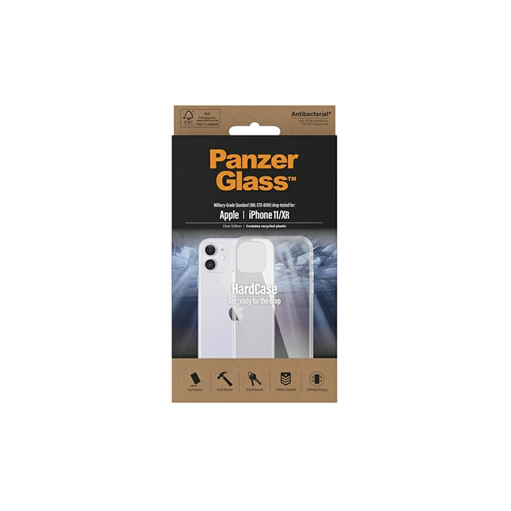 Hurtownia GSM - Tok PanzerGlass ClearCase Apple iPhone 11/XR Antibakteriális katonai minőségű átlátszó 0426 - PZG48 - {ean13} - Hurt