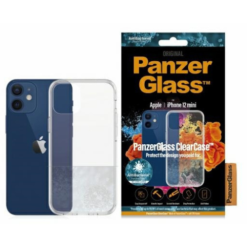 PanzerGlass Distributor - 5711724002489 - PZG49 - PanzerGlass ClearCase Apple iPhone 12 mini Antibacterial clear - B2B homescreen