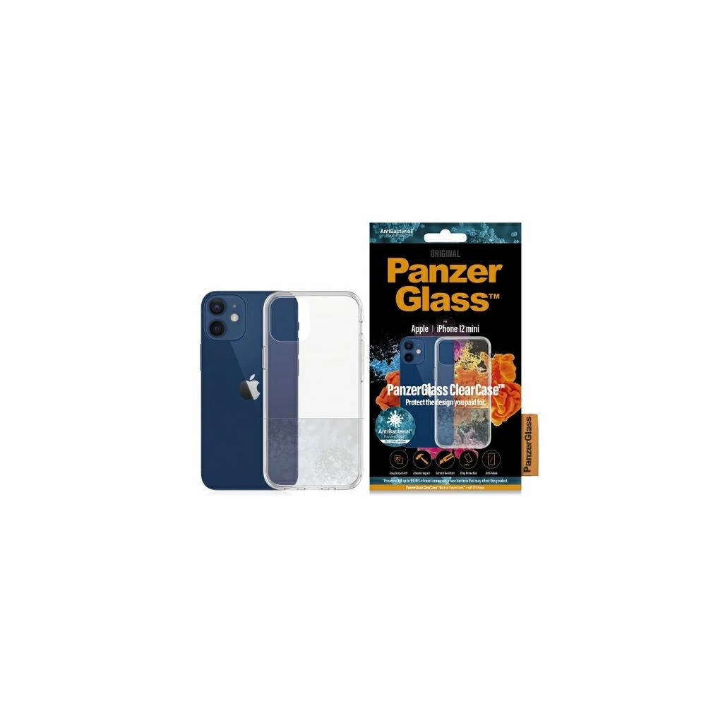 Wholesale PanzerGlass ClearCase Apple iPhone 12 mini Antibacterial clear - PZG49 - {ean13} - Hurt
