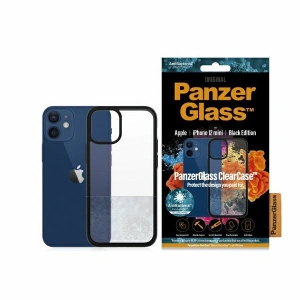Hurtownia GSM - Etui PanzerGlass ClearCase Apple iPhone 12 mini Antibakteriální černý/black - PZG50 - {ean13} - Hurt