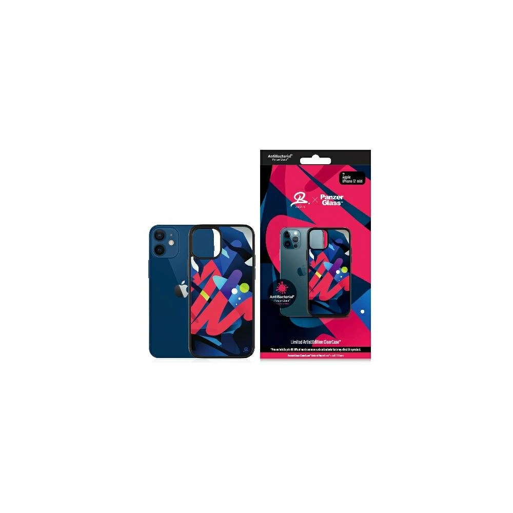 Hurtownia GSM - Etui PanzerGlass ClearCase Apple iPhone 12 mini Mikael B Ediția Limitată Artist Antibacterian - PZG51 - {ean13} - Hurt