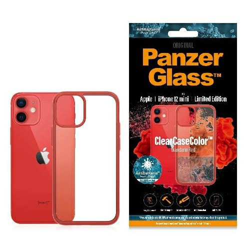 PanzerGlass Distributor - 5711724002793 - PZG52 - PanzerGlass ClearCase Apple iPhone 12 mini Mandarin Red AB - B2B homescreen