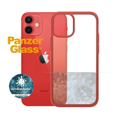 Etui PanzerGlass ClearCase Apple iPhone 12 mini Mandarin Red AB