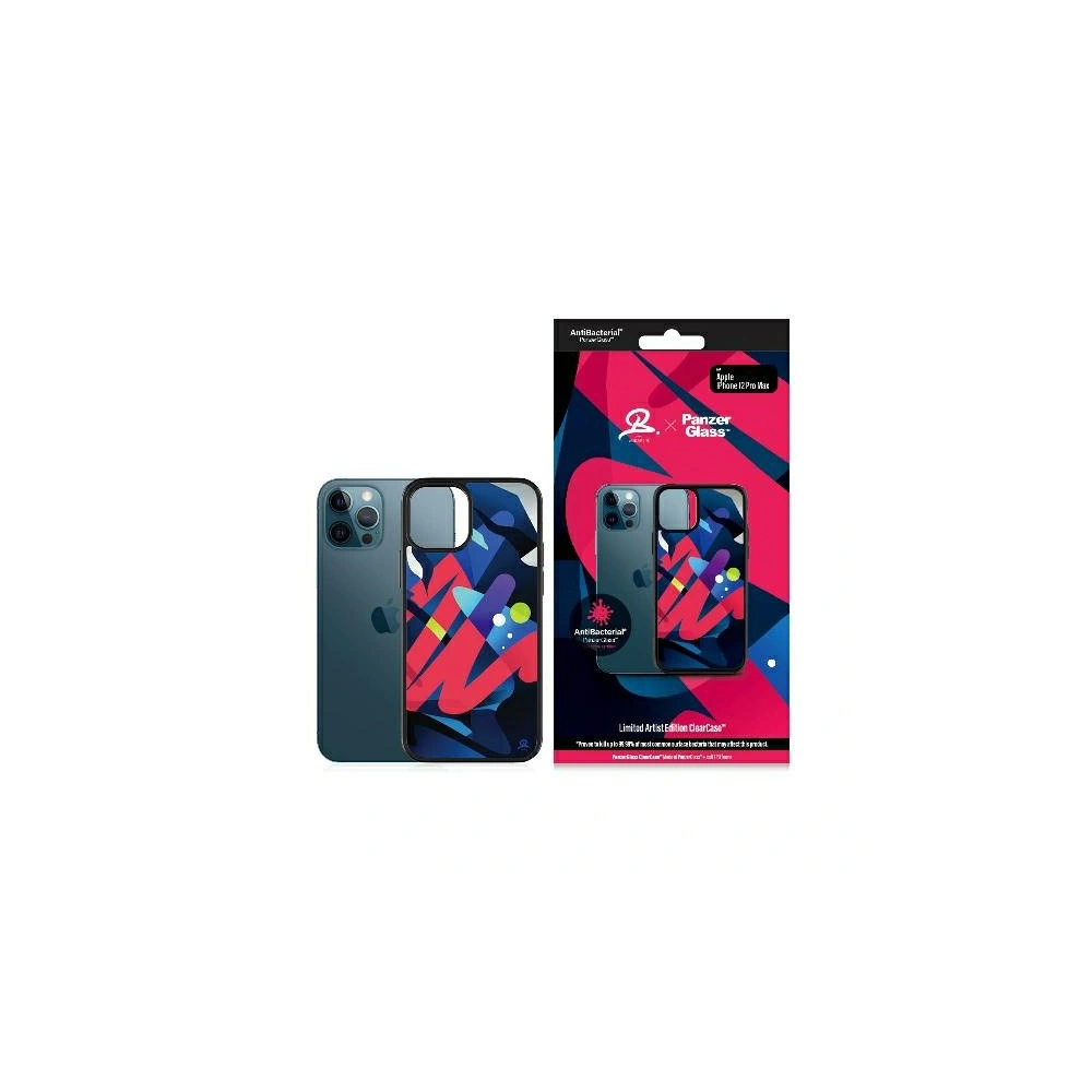 Hurtownia GSM - Etui PanzerGlass ClearCase Apple iPhone 12 Pro Max Mikael B Limited Artist Edition Antibakteriální - PZG56 - {ean13} - Hurt