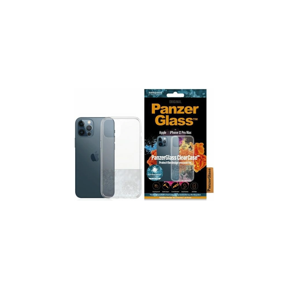 Hurtownia GSM - Etui PanzerGlass ClearCase Apple iPhone 12 Pro Max antibakteriell klar - PZG57 - {ean13} - Hurt