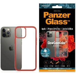 Hurtownia GSM - Etui PanzerGlass ClearCase Apple iPhone 12 Pro Max Mandarin Red AB - PZG60 - {ean13} - Hurt