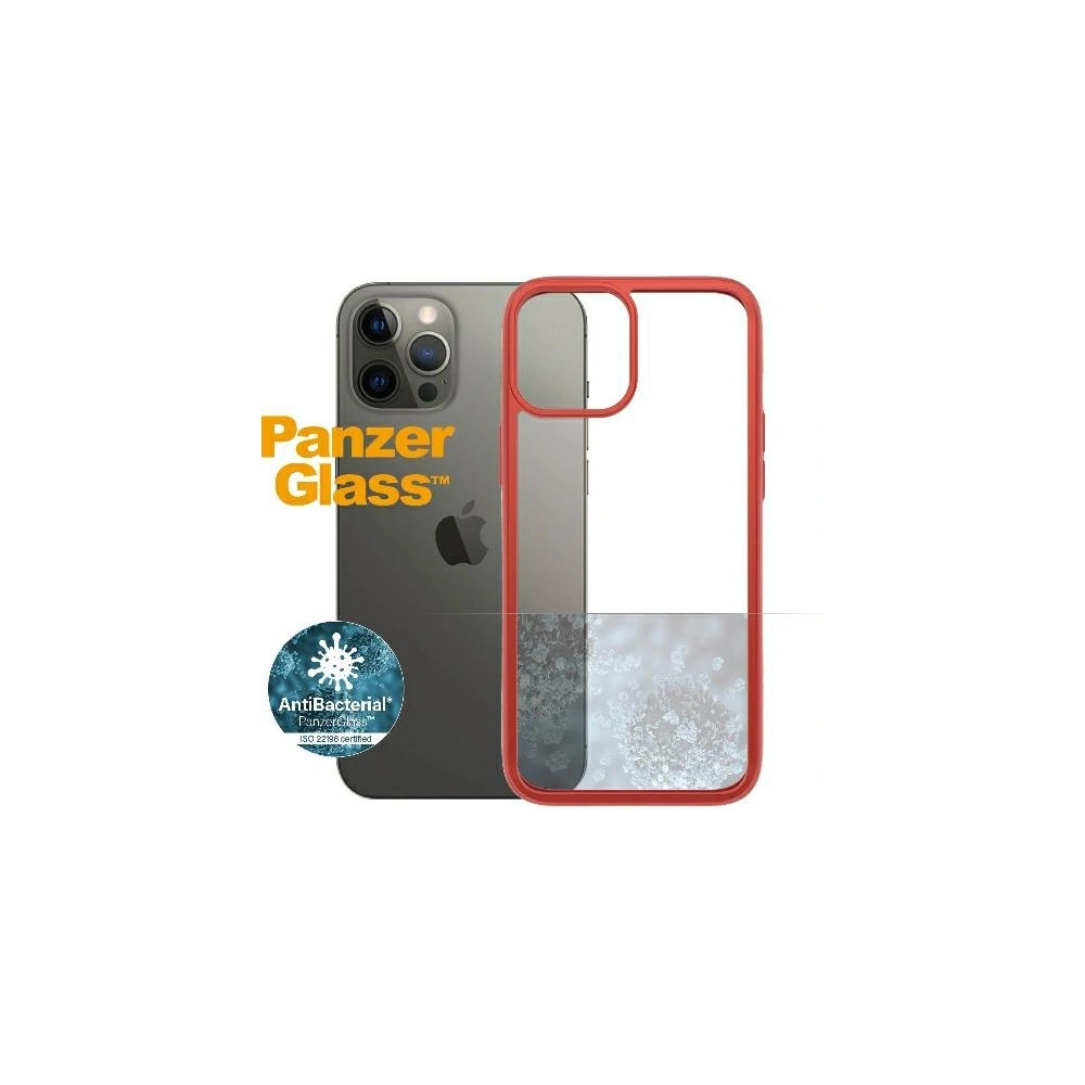 Hurtownia GSM - Etui PanzerGlass ClearCase Apple iPhone 12 Pro Max Mandarin Red AB - PZG60 - {ean13} - Hurt