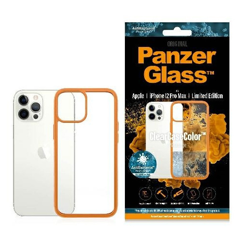Hurtownia PanzerGlass - 5711724002847 - PZG61 - Etui PanzerGlass ClearCase Apple iPhone 12 Pro Max Orange AB - B2B homescreen