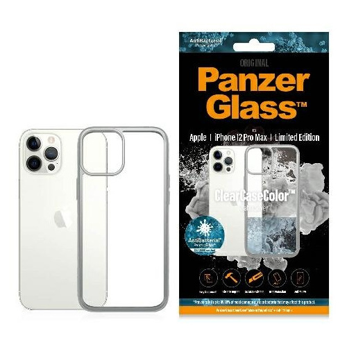PanzerGlass Distributor - 5711724002724 - PZG64 - PanzerGlass ClearCase Apple iPhone 12 Pro Max Satin Silver AB - B2B homescreen
