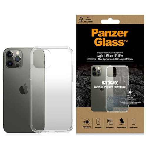 Hurtownia PanzerGlass - 5711724003783 - PZG69 - Etui PanzerGlass ClearCase Apple iPhone 12/12 Pro Antibacterial Military grade clear 0378 - B2B homescreen