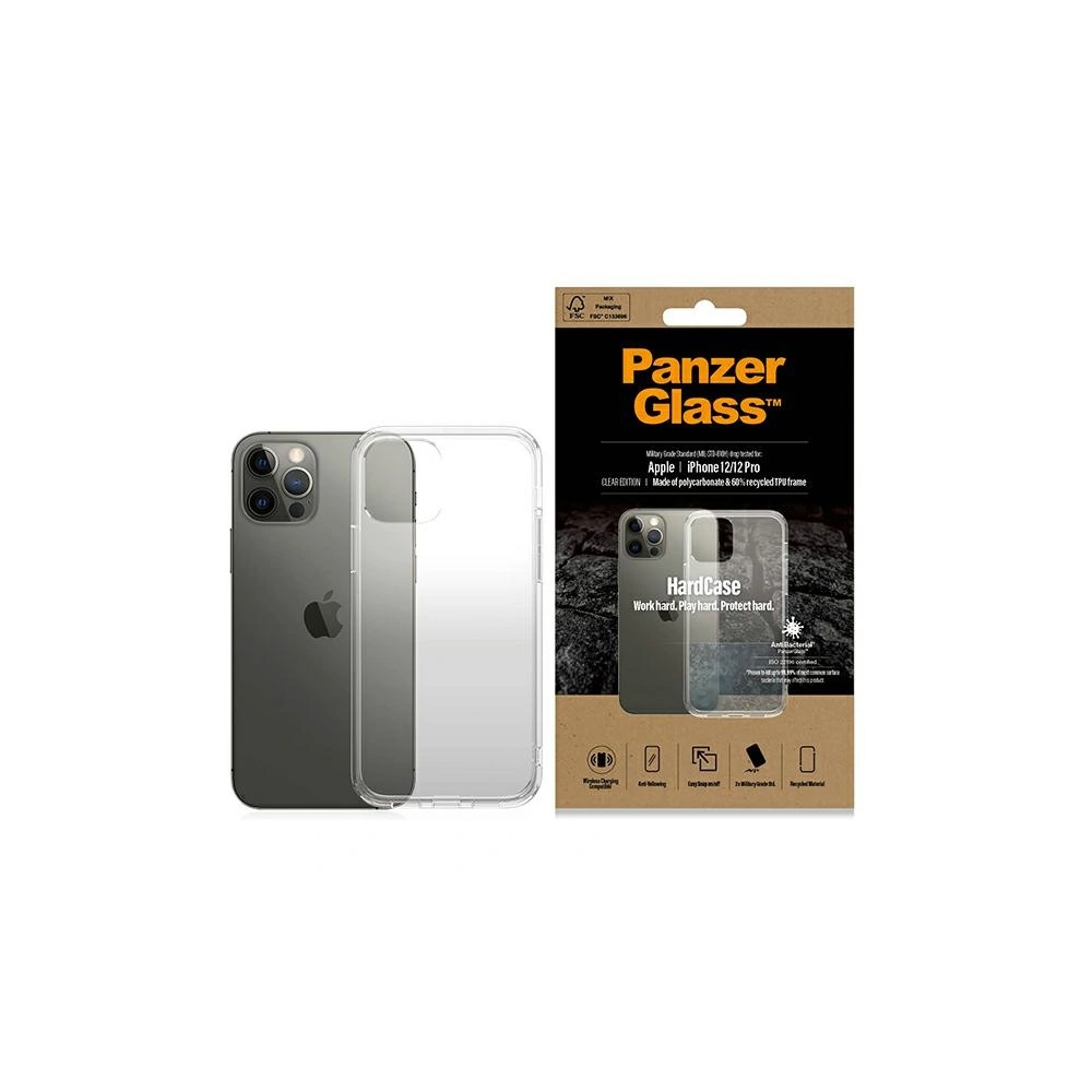 Hurtownia GSM - Etui PanzerGlass ClearCase Apple iPhone 12/12 Pro Antibakteriell Militärqualität klar 0378 - PZG69 - {ean13} - Hurt
