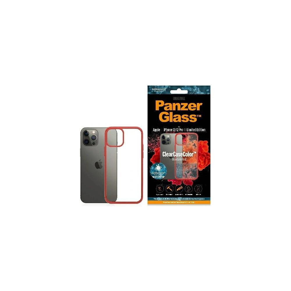 Wholesale PanzerGlass ClearCase Apple iPhone 12/12 Pro Mandarin Red AB - PZG70 - {ean13} - Hurt