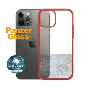 Etui PanzerGlass ClearCase Apple iPhone 12/12 Pro Mandarin Red AB