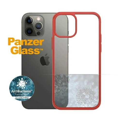 Etui PanzerGlass ClearCase Apple iPhone 12/12 Pro Mandarin Red AB
