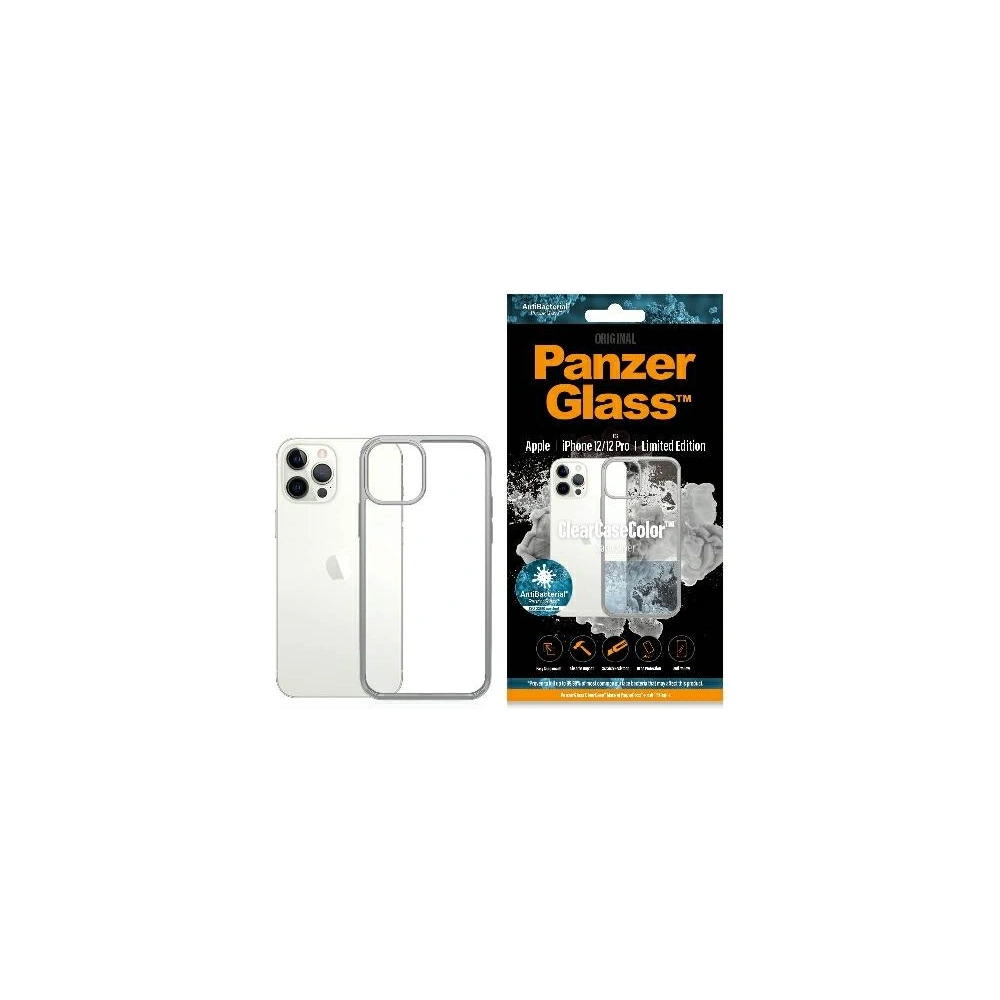 Hurtownia GSM - Etui PanzerGlass ClearCase Apple iPhone 12/12 Pro Satin Silber AB - PZG74 - {ean13} - Hurt