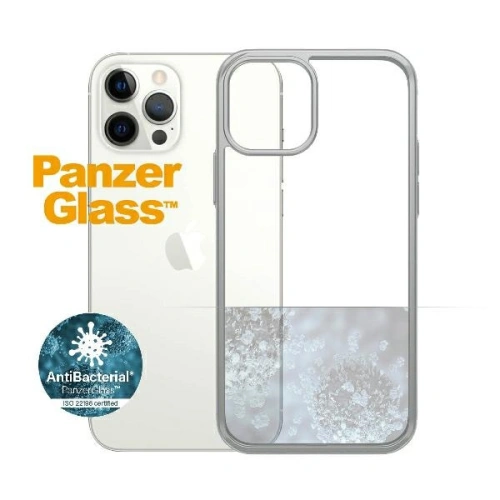 Etui PanzerGlass ClearCase Apple iPhone 12/12 Pro Satin Silver AB