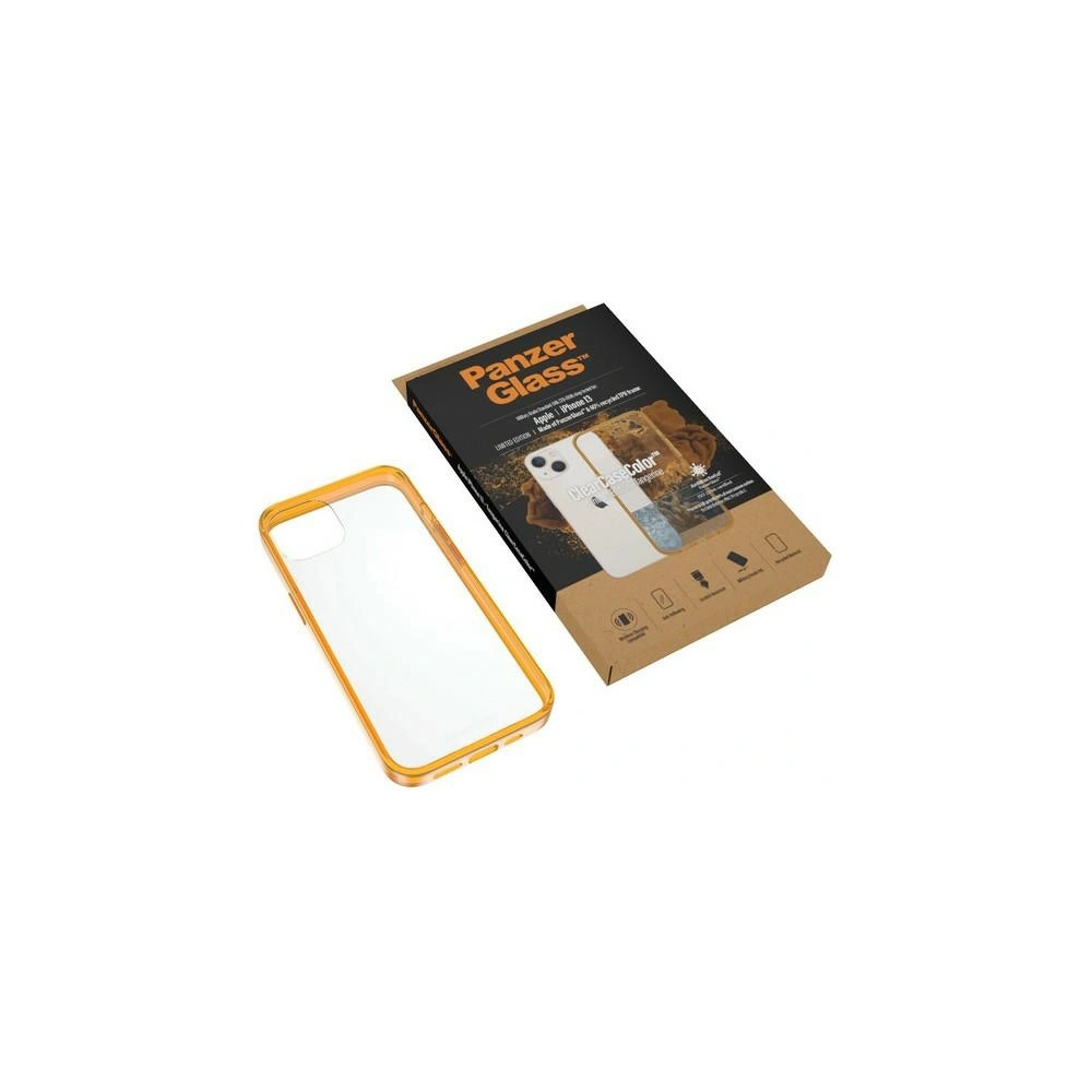 Hurtownia GSM - Etui PanzerGlass ClearCase Apple iPhone 13 Antibakteriális Hadiszintű Mandarin 0333 - PZG80 - {ean13} - Hurt