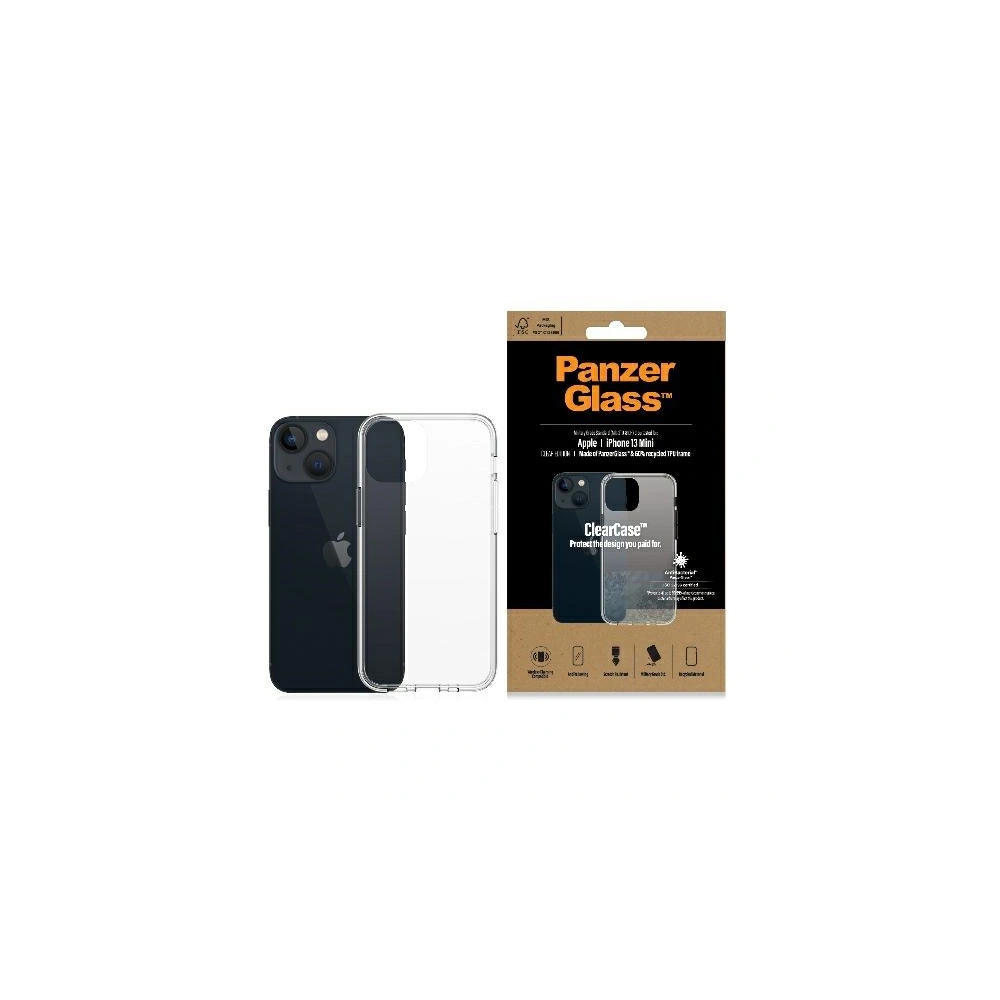 Hurtownia GSM - Etui PanzerGlass ClearCase Apple iPhone 13 mini Antibakteriális katonai minőségű átlátszó 0312 - PZG81 - {ean13} - Hurt