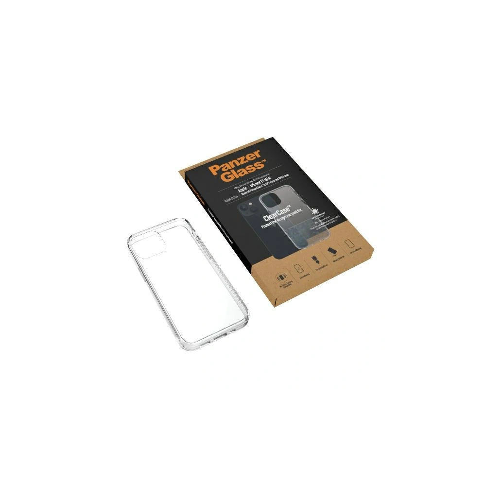 Hurtownia GSM - Etui PanzerGlass ClearCase Apple iPhone 13 mini Antibacterial Military grade clear 0312 - PZG81 - {ean13} - Hurt