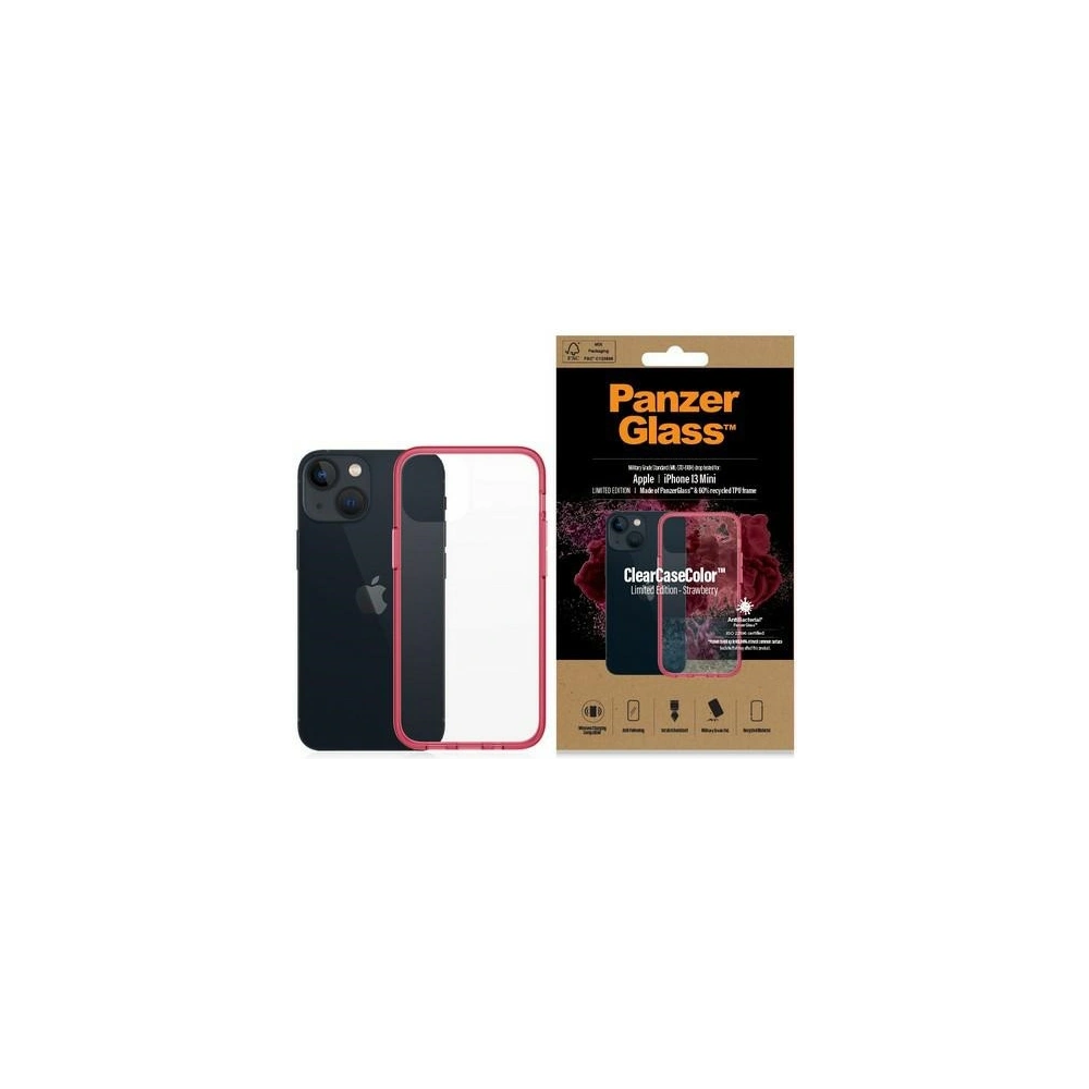 Hurtownia GSM - Etui PanzerGlass ClearCase Apple iPhone 13 mini Antibakteriális katonai minőségű Eper 0330 - PZG85 - {ean13} - Hurt