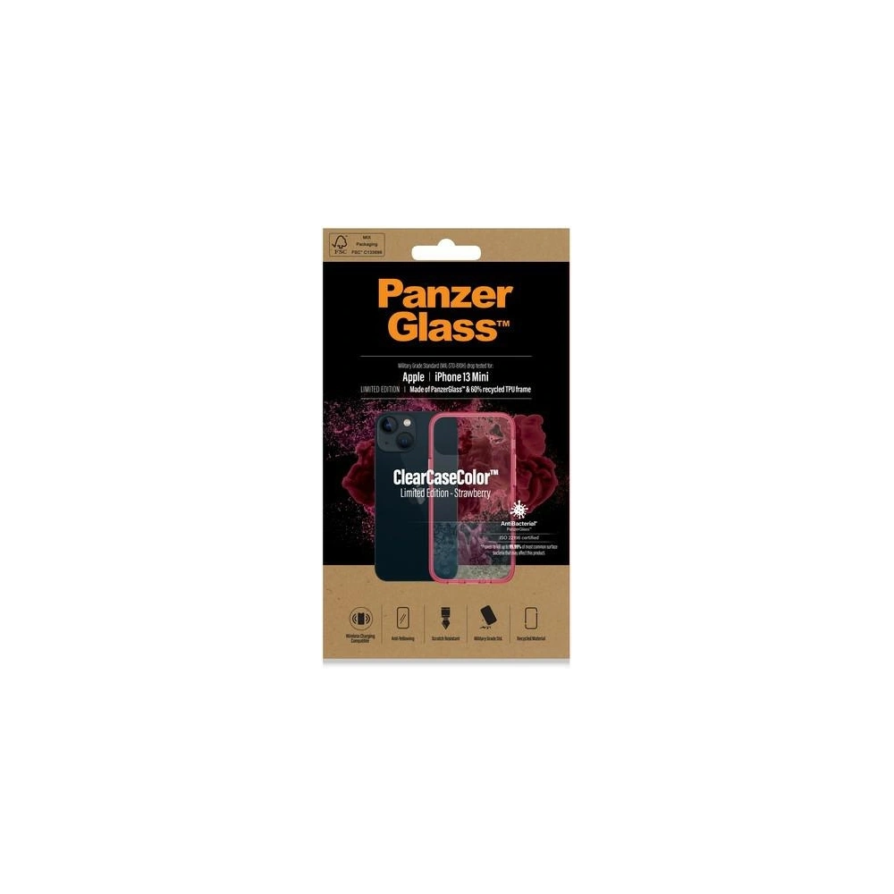 Hurtownia GSM - Etui PanzerGlass ClearCase Apple iPhone 13 mini Antibakteriális katonai minőségű Eper 0330 - PZG85 - {ean13} - Hurt