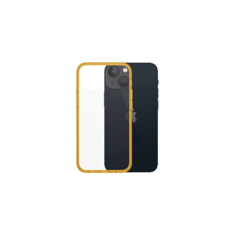 Hurtownia GSM - Etui PanzerGlass ClearCase Apple iPhone 13 mini Antibacterial de grad militar Tangerine 0328 - PZG86 - {ean13} - Hurt