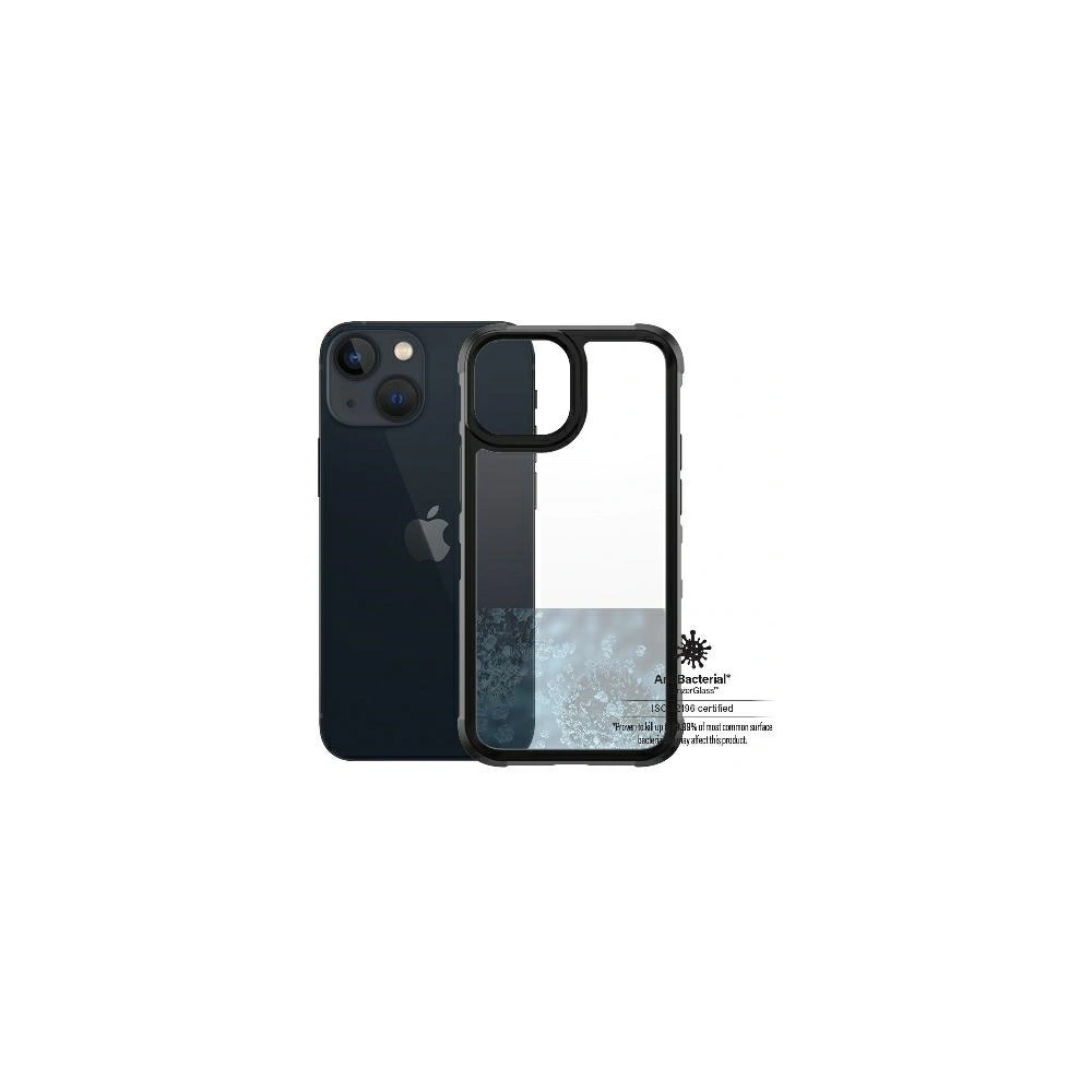 Hurtownia GSM - Etui PanzerGlass ClearCase Apple iPhone 13 mini black Antibacterial Military grade SilverBullet 0318 - PZG87 - {ean13} - Hurt