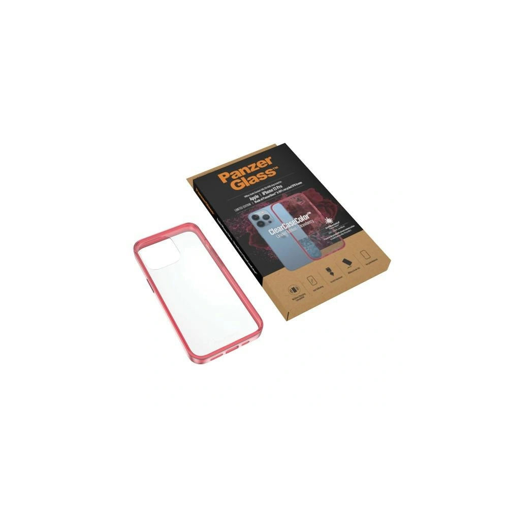 Hurtownia GSM - Etui PanzerGlass ClearCase Apple iPhone 13 Pro Antibakteriális Katonai minőségű Eper 0340 - PZG89 - {ean13} - Hurt