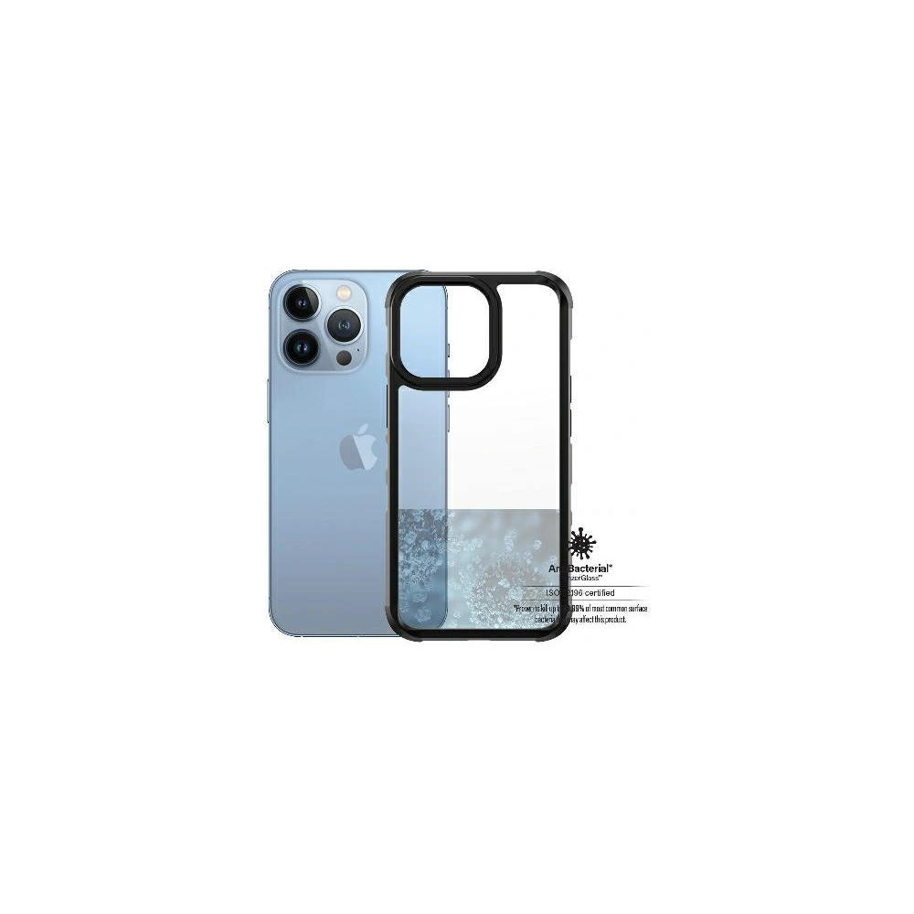 Hurtownia GSM - Etui PanzerGlass ClearCase Apple iPhone 13 Pro black Antibacterial Military grade SilverBullet 0324 - PZG90 - {ean13} - Hurt