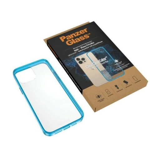 Etui PanzerGlass ClearCase Apple iPhone 13 Pro Max Antibacterial Military grade Bondi Blue 0341