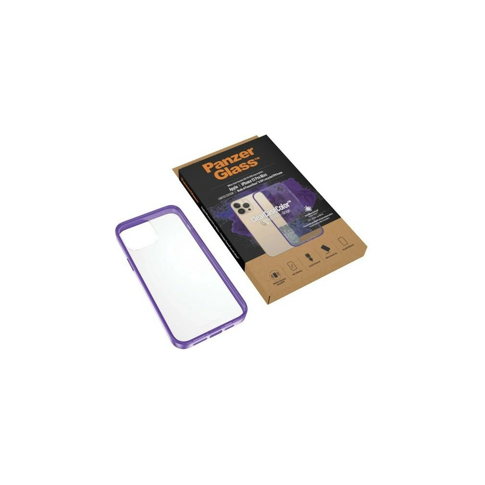 Hurtownia GSM - Etui PanzerGlass ClearCase Apple iPhone 13 Pro Max Antibacterial Military grade Grape 0342 - PZG93 - {ean13} - Hurt